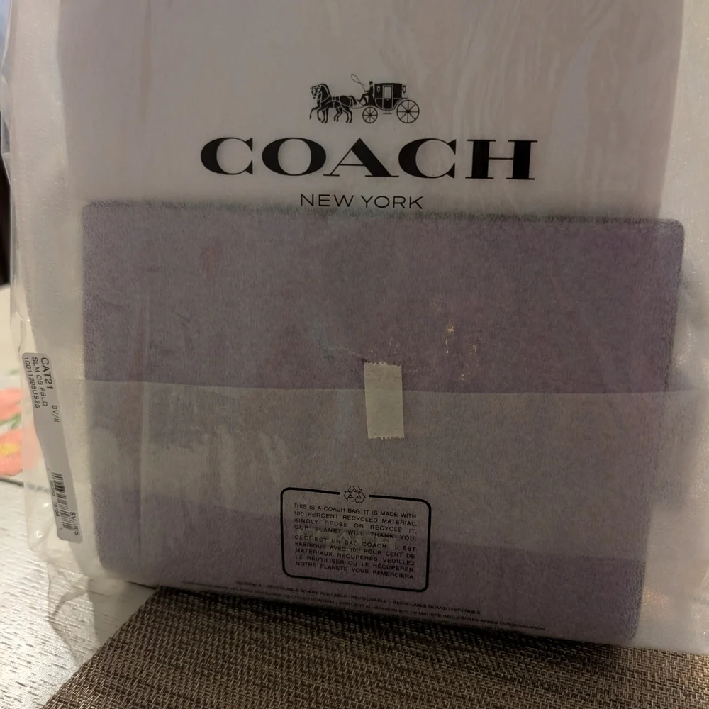 Authentic Purple Coach Crossbody Bag